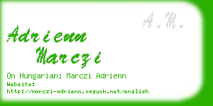 adrienn marczi business card